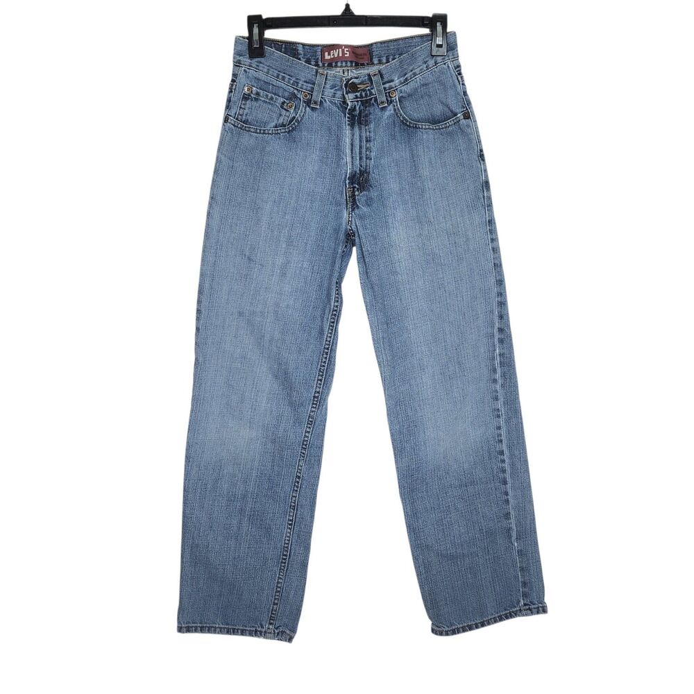 Levi’s 550 Relaxed Fit Medium Wash Denim Jeans 27 x 29 Straight Leg Y2K Retro
